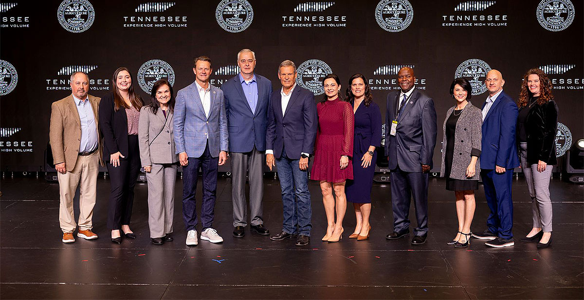 Coffee County Team with Governor Lee at Governor's Conference