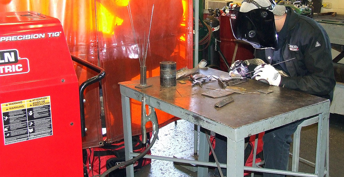 Student Welding